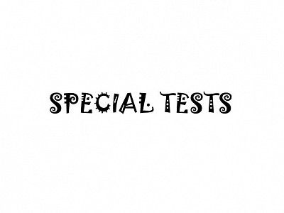 SPECIAL BLOOD TEST